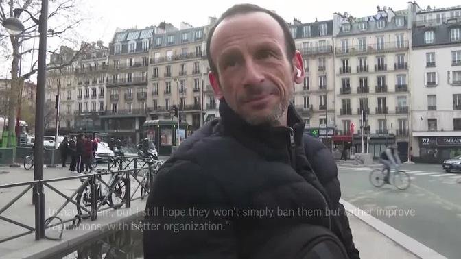 Parisians react to vote against rental e-scooters