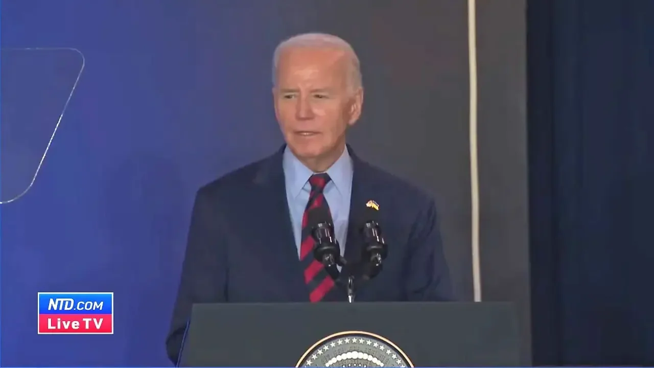 Biden håller ett anförande om Ukrainas återhämtning och återuppbyggnad