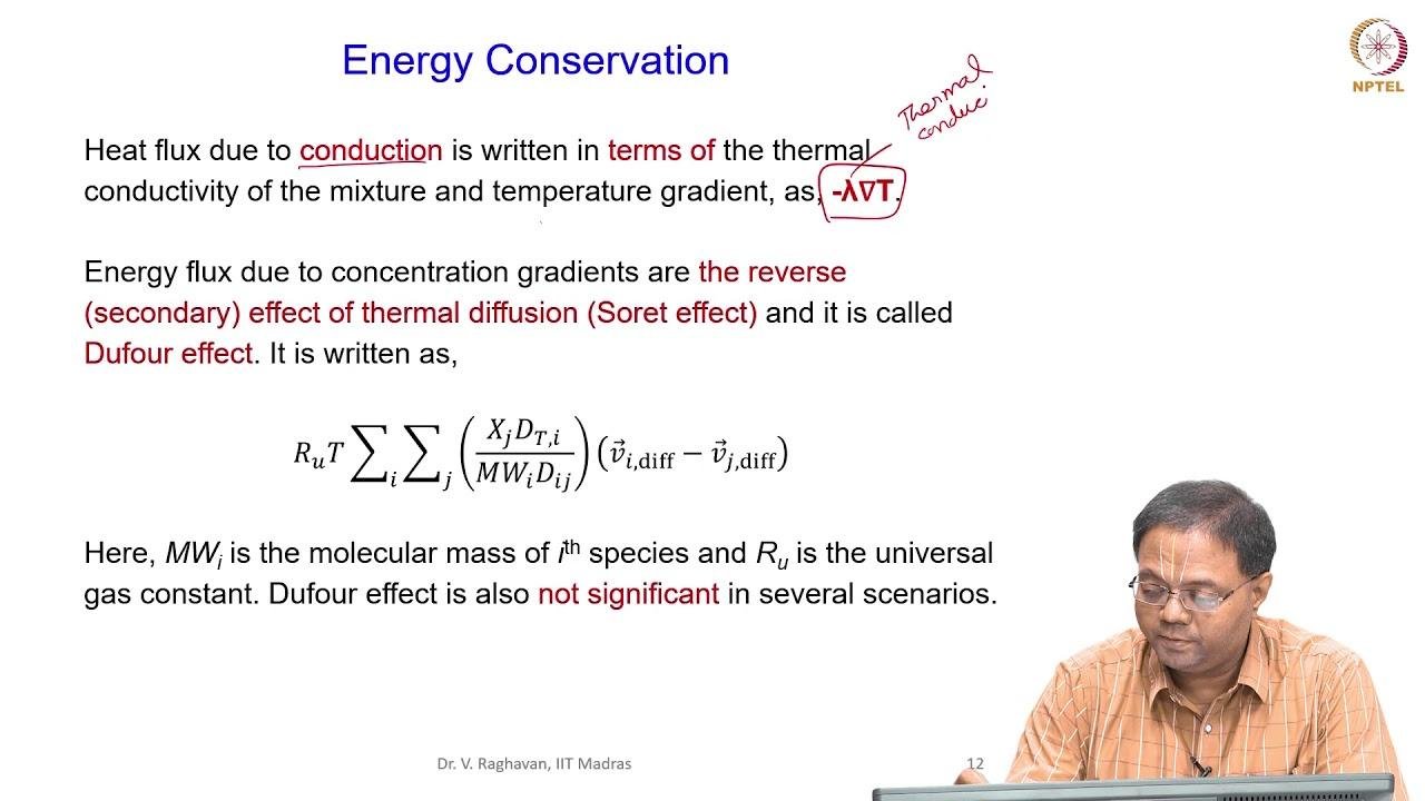 Governing equations for reacting flow - Part 2 - The energy equation
