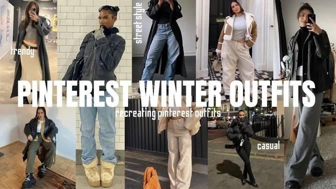pinterest inspired winter 2023 outfit ideas | street style, casual & trendy