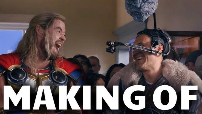 Making Of THOR LOVE AND THUNDER - Best Of Behind The Scenes, On Set Bloopers & Interviews   Marvel