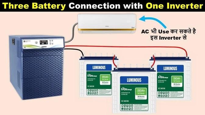 Powerful Inverter Connection for home | Optimus 3800+ Inverter for Heavy Load  @ElectricalTechnician