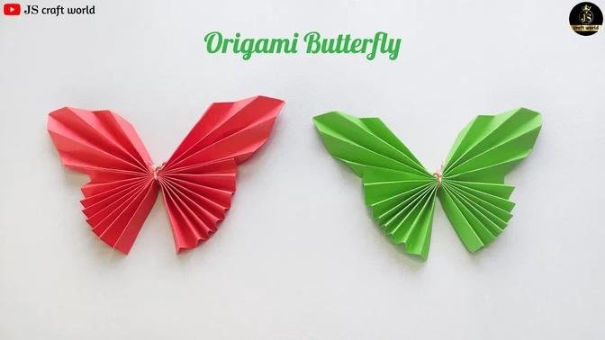 How to make a paper butterfly origami । Paper Butterfly। Easy Paper Butterfly Origami | #Butterflies