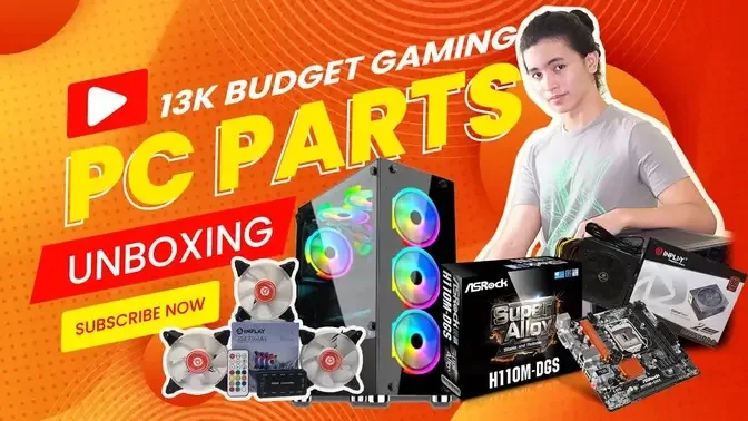 UNBOXING 13K Budget Gaming PC Parts [Ph]