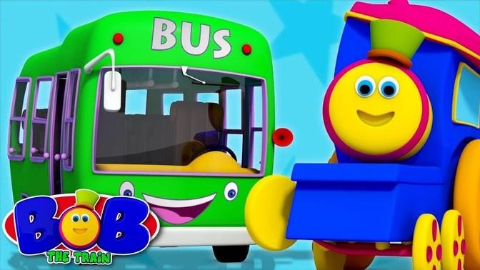 Wheels On The Bus   Nursery Rhymes Songs For Kids   Rhymes For Children by Bob The Train