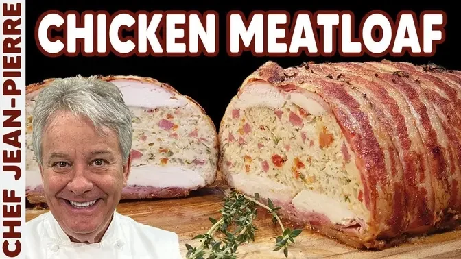 I Wrapped this Chicken Meatloaf in BACON! | Chef Jean-Pierre