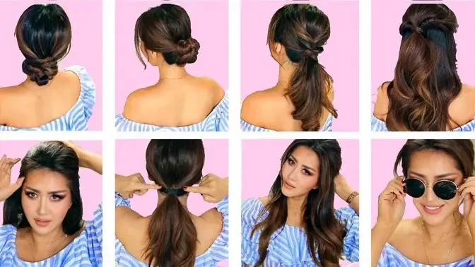 ☆TOP 5 💗 LAZY EVERYDAY HAIRSTYLES with PUFF 💗 QUICK & EASY BRAIDS & UPDO