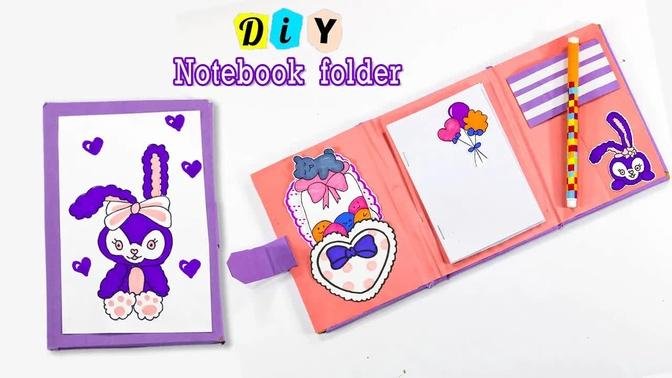 DIY Notebook folder Organizer - Back to SCHOOL/ how to make folder ...