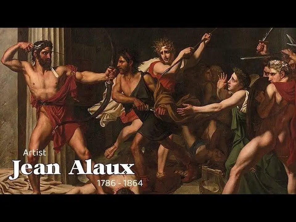 法國歷史題材畫家 (History Painter) Jean Alaux (1786 - 1864)