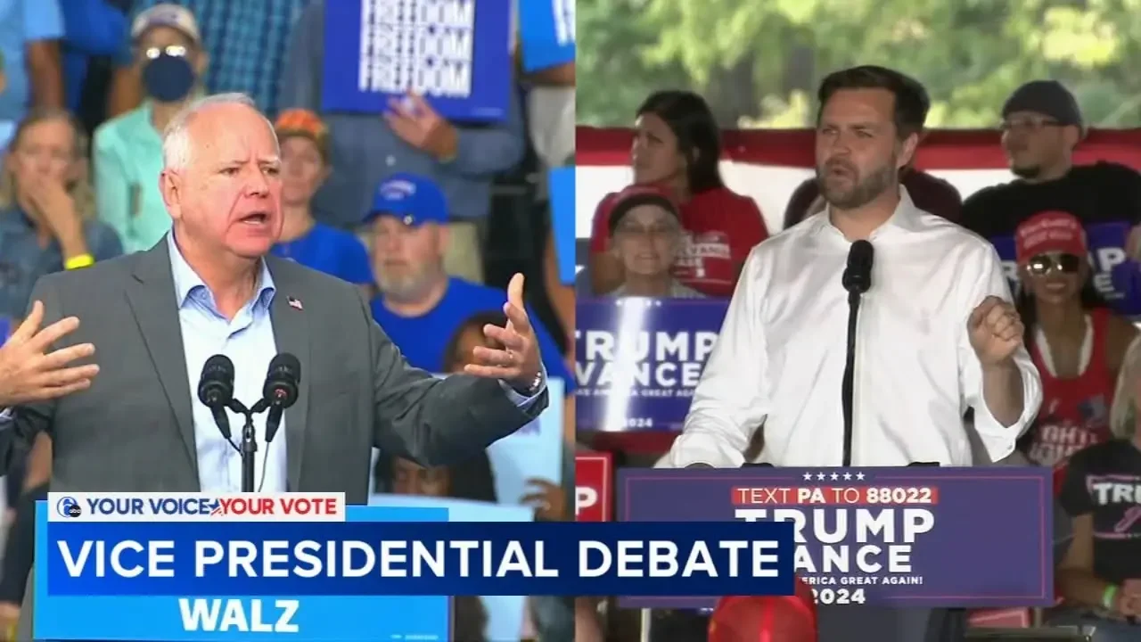 Tim Walz, JD Vance prepare for Tuesday night's Vice Presidential debate