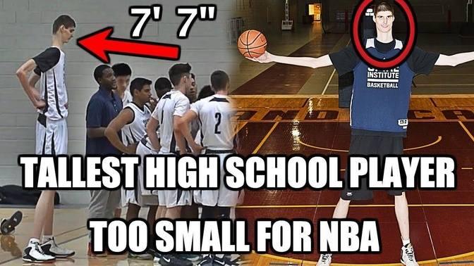 The TALLEST High School Basketball Player Is TOO SMALL For The NBA the-tallest-high-school-basketball-player-is-too-small-for-the-nba