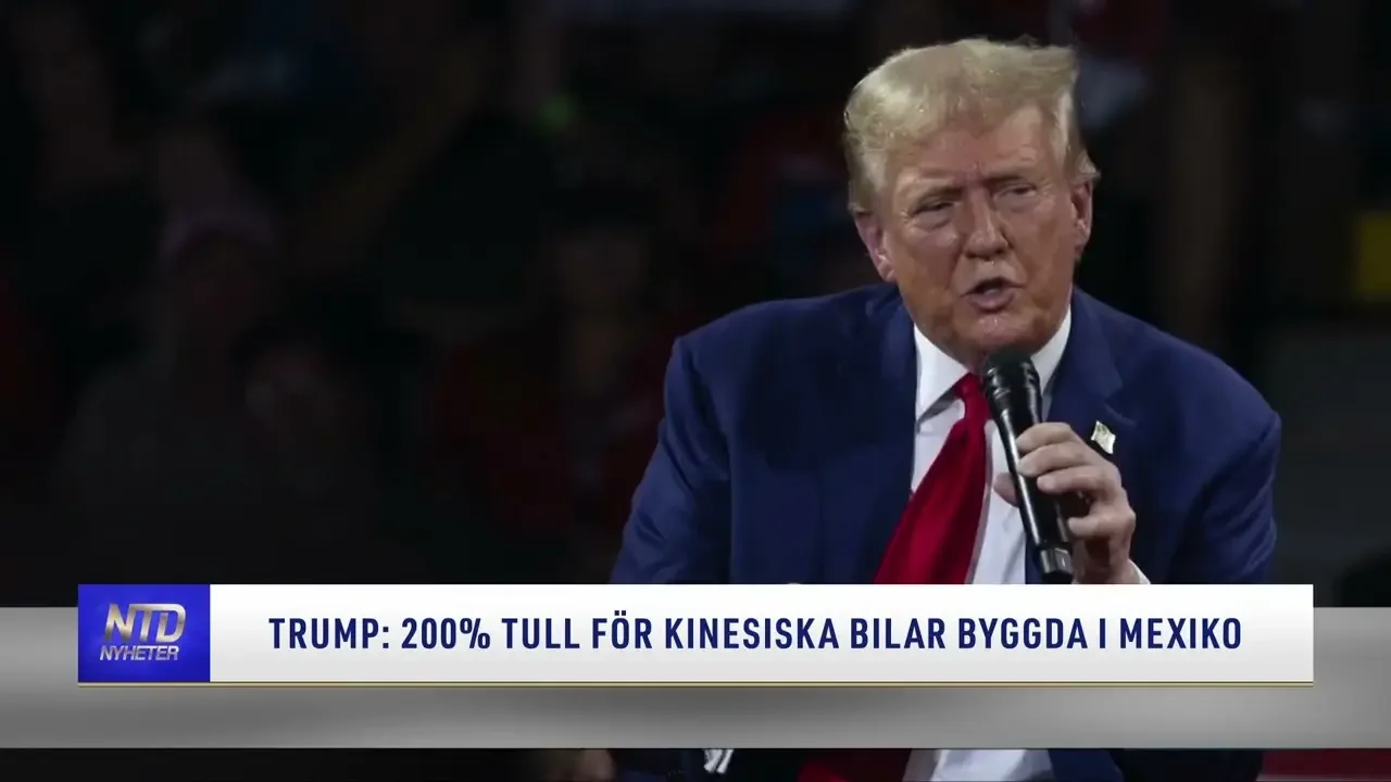 Trump: 200% tull för kinesiska bilar byggda i Mexiko