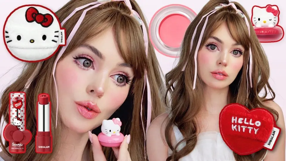 KAWAII Makeup Tutorial ft. SHEGLAM Hello Killy Collection🎀