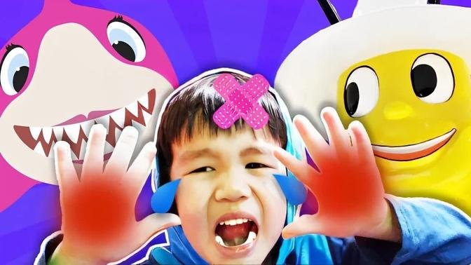 The Boo Boo Song and ABC Phonics Song With Baby Shark & More Nursery ...