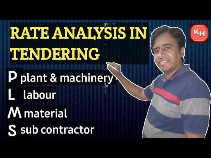 what-is-rate-analysis-in-tendering-i-how-to-do-rate-analysis-in-tender