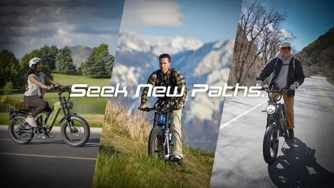 Uncover boundless opportunities waiting for you with the Cyrusher ebike! Let the adventure begin!