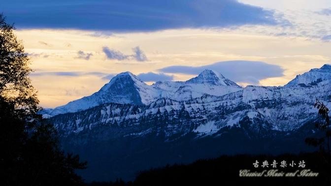 Vivaldi: Winter (The Four Seasons). Swiss Alps Beauty 韋瓦第：冬（四季）瑞士阿爾卑斯山美景！
