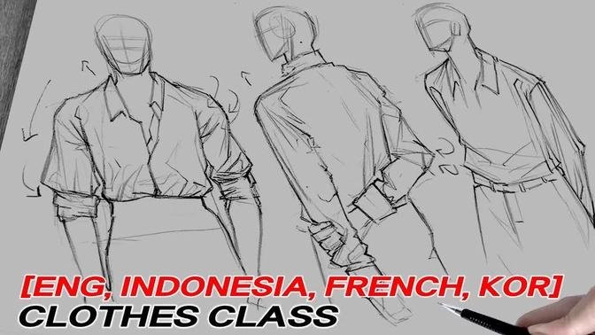 ✍🏻 CLOTHES CLASS - [ ENG, INDONESIA, FRENCH, KOR ] ✍🏻