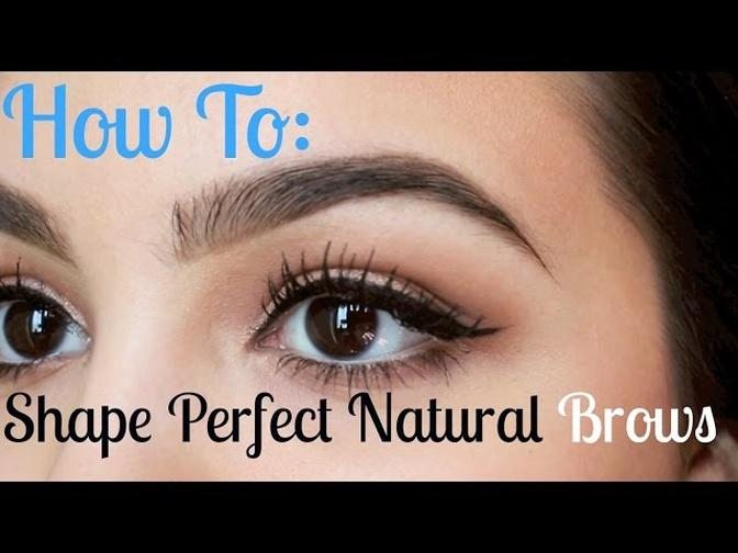 -How to Shape Perfect Natural Eyebrows