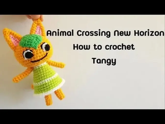 How to crochet Tangy from Animal Crossing New Horizon - an orange cat