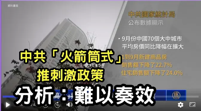 中共「火箭筒式」推刺激政策 分析：難以奏效｜ #新唐人電視台