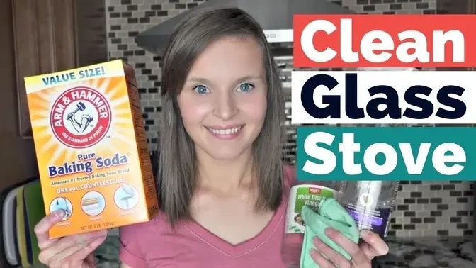 How To Clean Glass Top Stove With Baking Soda And Vinegar How To Clean Glass Cooktop 7860