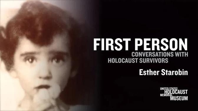 2021 First Person with Holocaust Survivor Esther Starobin