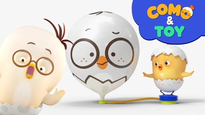 Como | Amazing balloon + More Episodes 17min | Cartoon video for kids | Como Kids TV