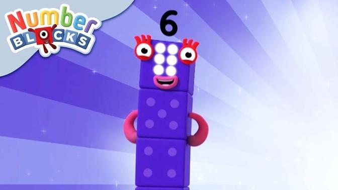 @Numberblocks | Number Six Knows All the Tricks | Learn to Count