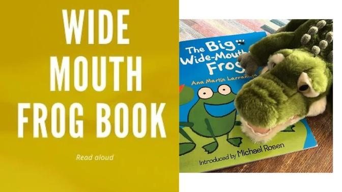 Wide mouthed Frog read aloud for preschools circle time