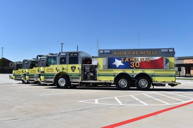 Harris County Esd 16 Klein Fire Department Operates A Frontline Fleet Of Pierce Fire Apparatus