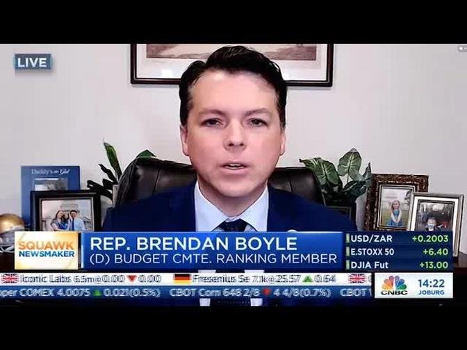 Ranking Member Boyle Talks Republican Debt Ceiling Brinksmanship on Squawk Box