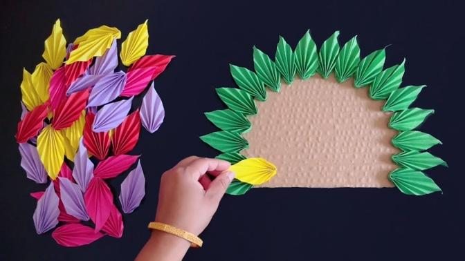 Beautiful Wall Hanging Craft Paper Craft For Home Decoration DIY Butterfly Peacock Wall decor