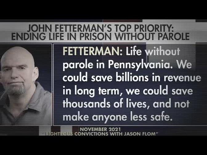 99 Seconds Of John Fetterman Calling For A Mass Inmate Release