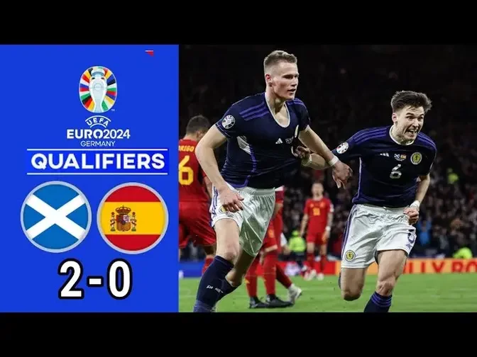 Highlights Scotland Spain European Championship Qualifying EURO 2024