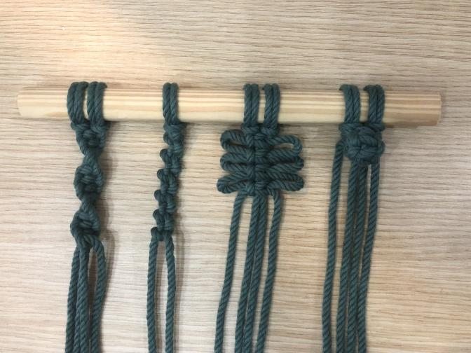 Macrame basic knots (2)