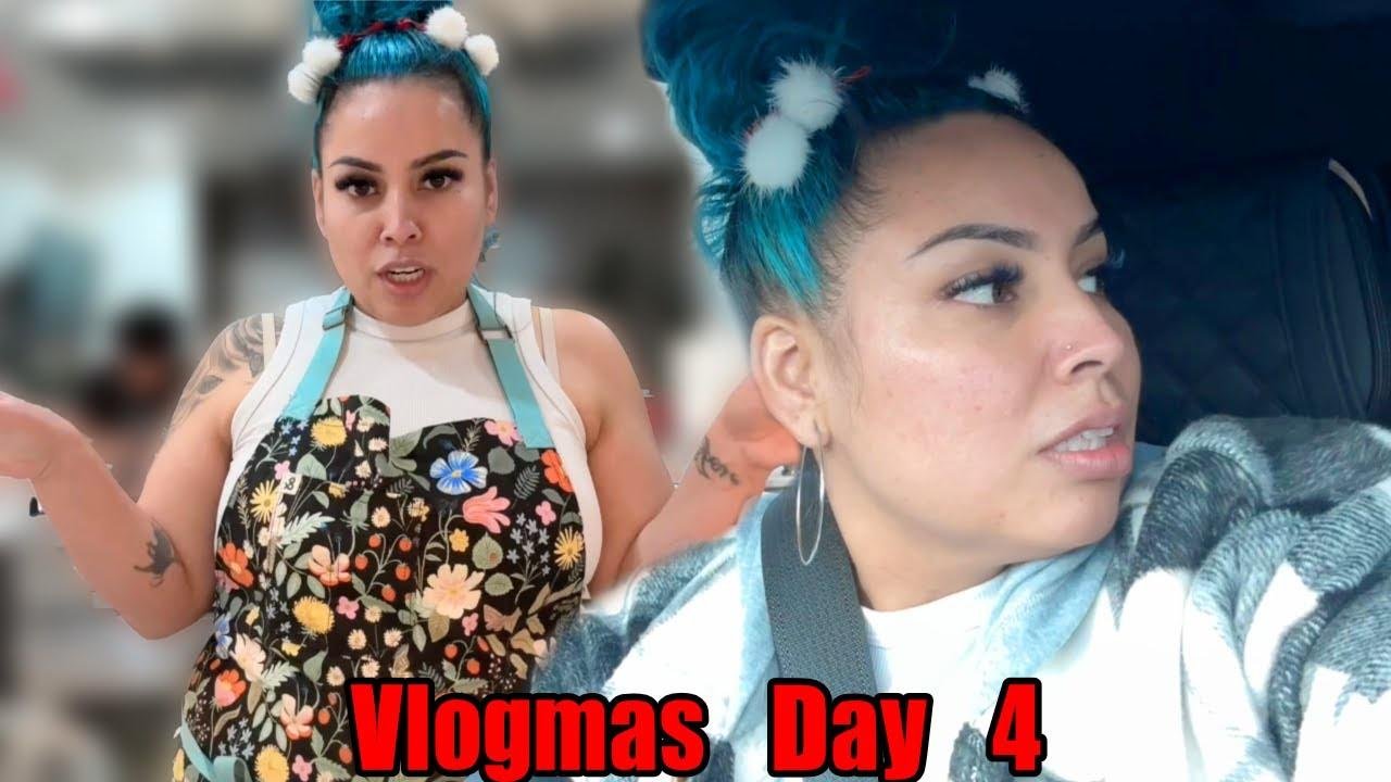 vlogmas day 4. My husband regrets giving it alway LOL #christmas #vlogger