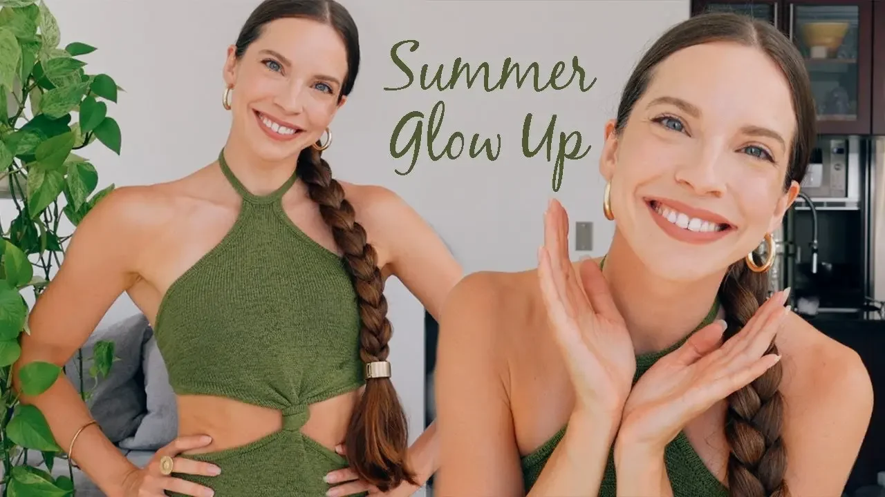 MY GO-TO SUMMER MAKEUP! Clean Beauty, Sleek Hairstyle and Dream Outfit ☀️💄
