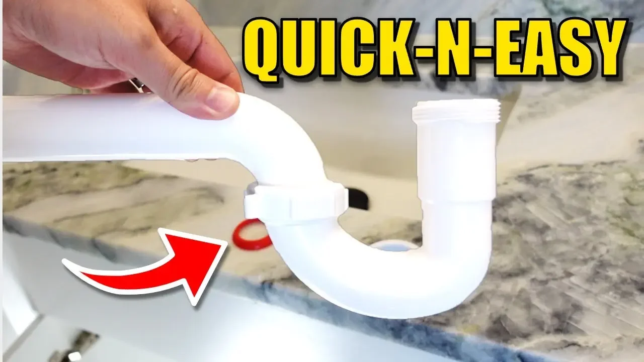 How to Install a PVC P trap