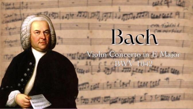 J.S. Bach ♪ Violin Concerto in E Major, BWV 1042