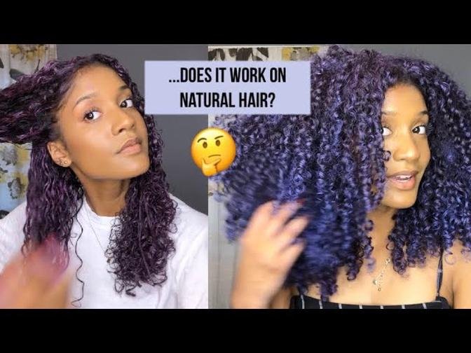 I Tried Temporary Hair Color Wax On My Curls And.... | Mofajang review + Demo