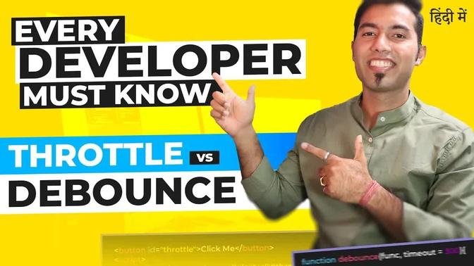 Debounce vs Throttle: The Techniques Every Developer Should Know for Smooth User Experience!