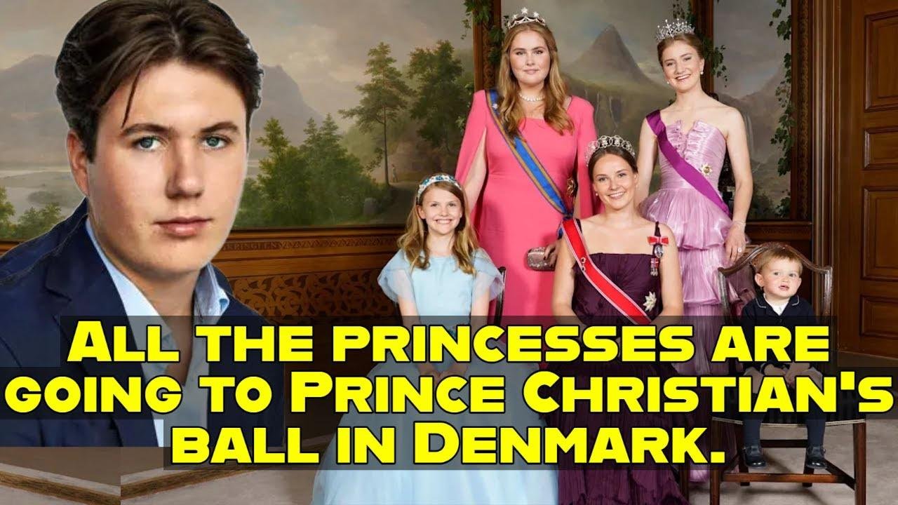 All the princesses are going to Prince Christian's ball in Denmark.