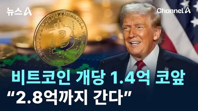 비트코인 개당 1.4억 원 코앞…“2.8억까지 간다” / 채널A / 뉴스A