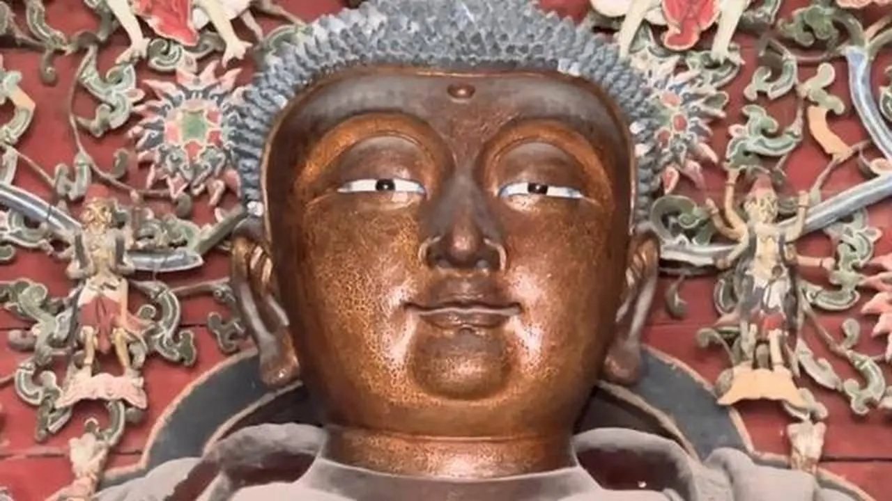 A thousand-year-old temple with magnificent statues,Guangji Temple in CHINA