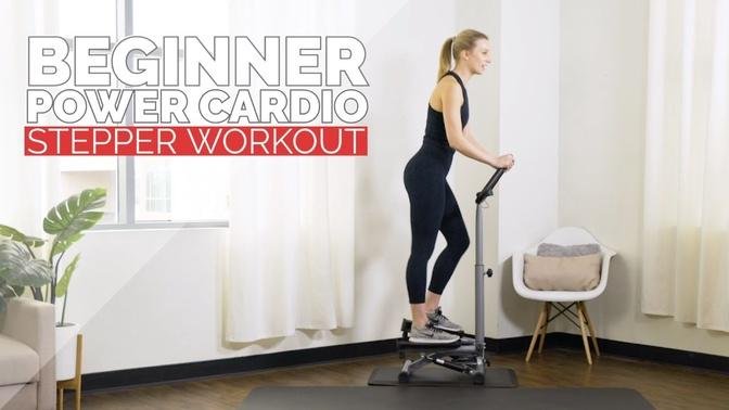 10 Minute Power Cardio Stepper Workout | Great For All Levels!