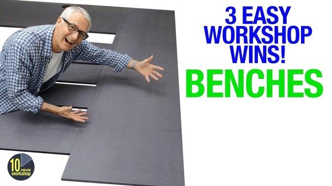3 Easy Wins - New Benchtops [video 470]