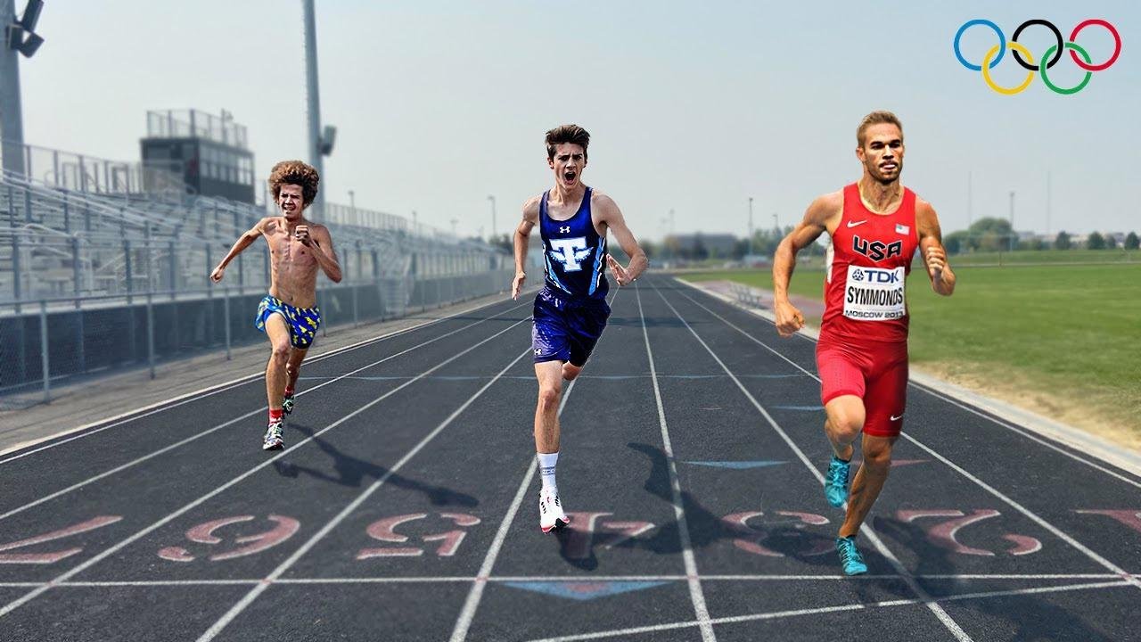 I RACED A Famous OLYMPIC RUNNER! (Nick Symmonds)