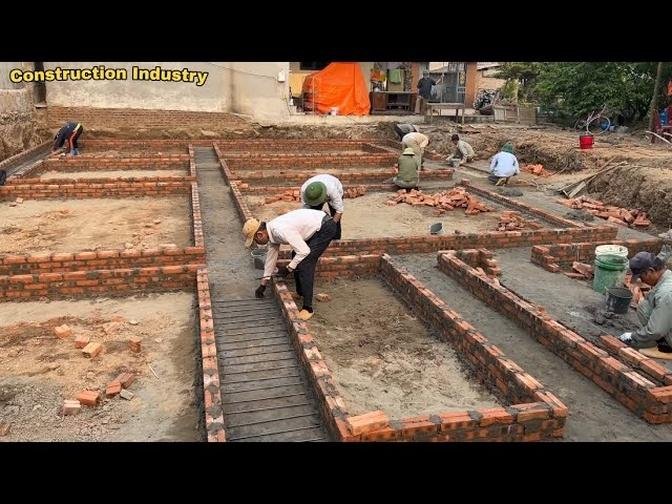 Construction Techniques Of Reinforced Concrete Foundation Beams By Traditional Construction Methods