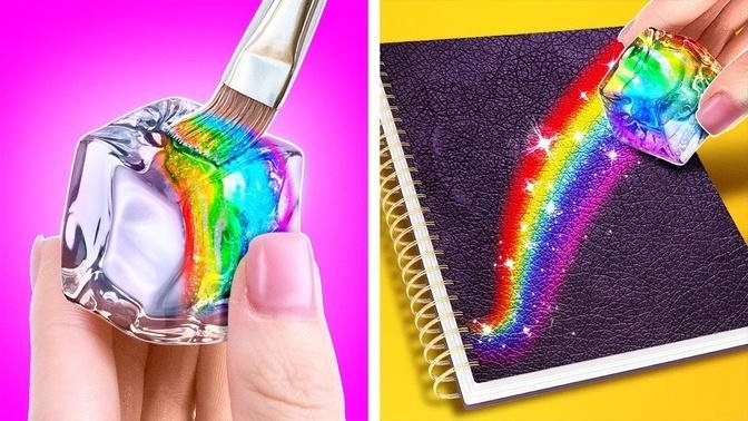 COOL ART TRICKS AND DRAWING HACKS || Easy And Cool Art Hacks by 123 GO Like!